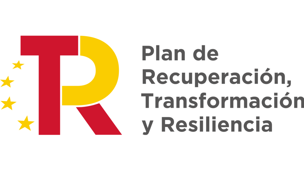 Logo plan de recuperación, tranformación y resiliencia